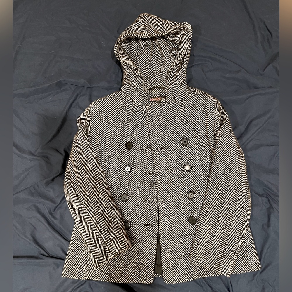 Mudd Wool Hooded Jacket